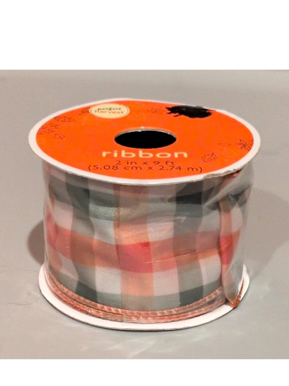 Perfect Harvest Printed Multicolor Plaid Ribbon Spool 2 in x 9 ft - 3 Rolls